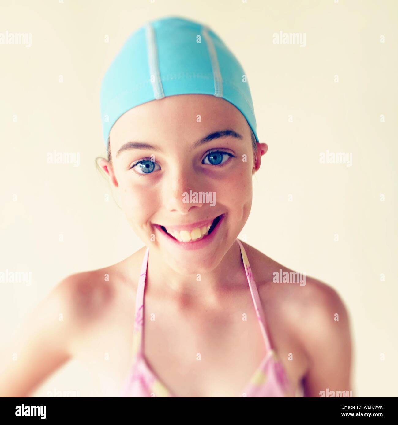 beautiful girl in swimming costume