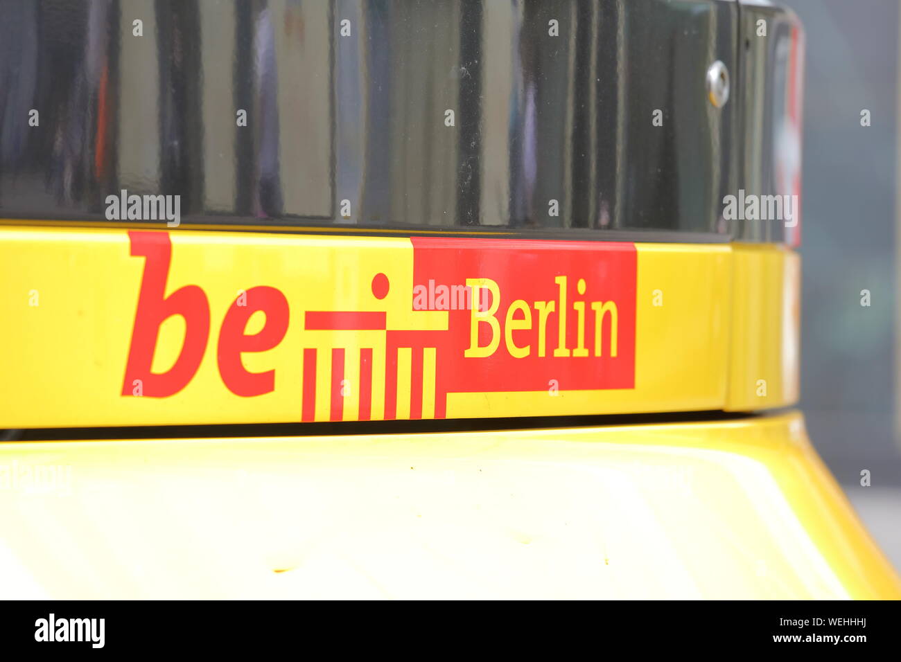 Tram train company logo Berlin Germany Stock Photo