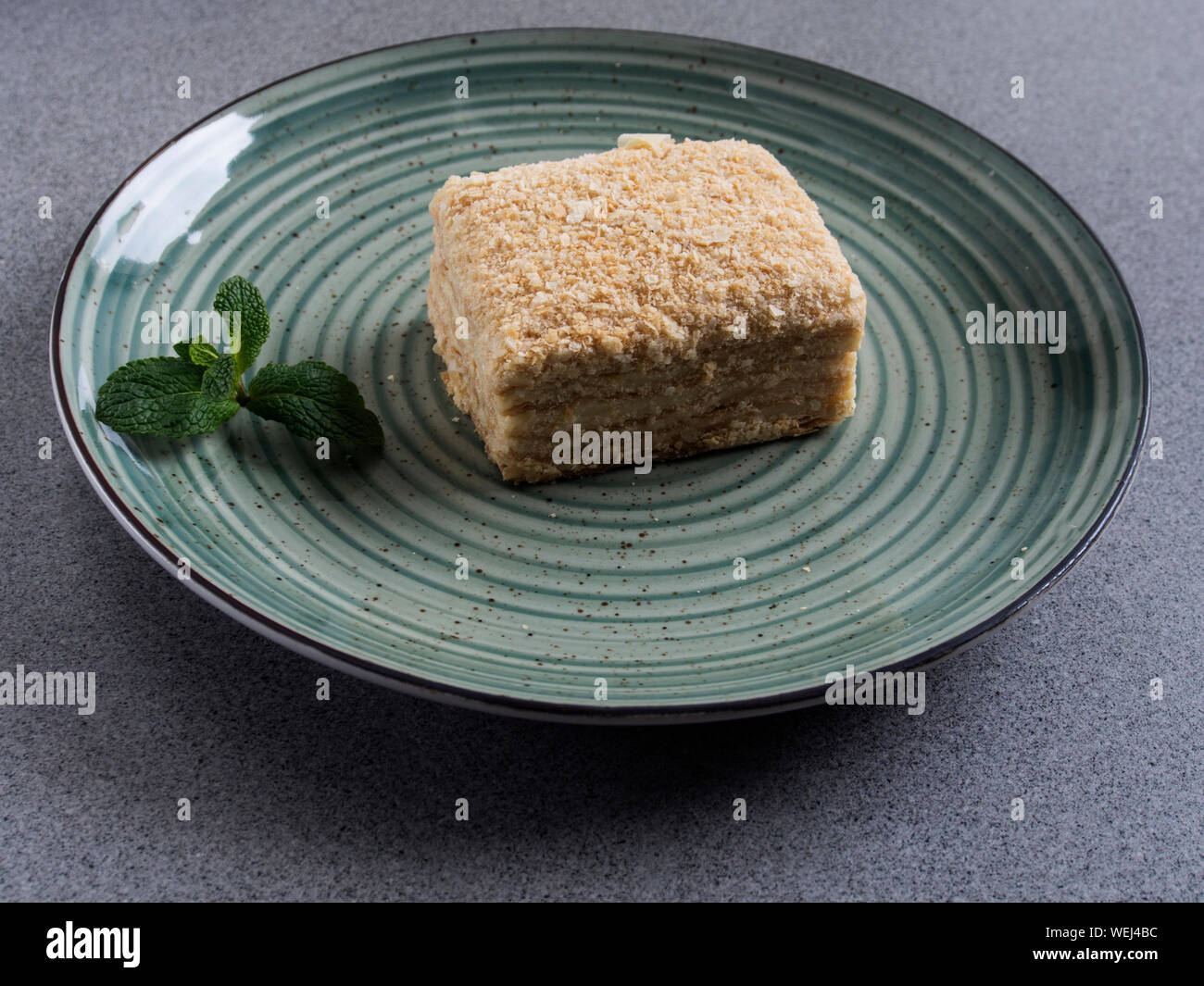 Close-up Of Sweet Food In Plate Stock Photo