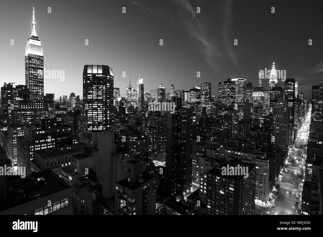 Aerial View Of City Lit Up At Night Stock Photo Alamy aerial-view-of-city-lit-up-at-night-stock-photo-alamy