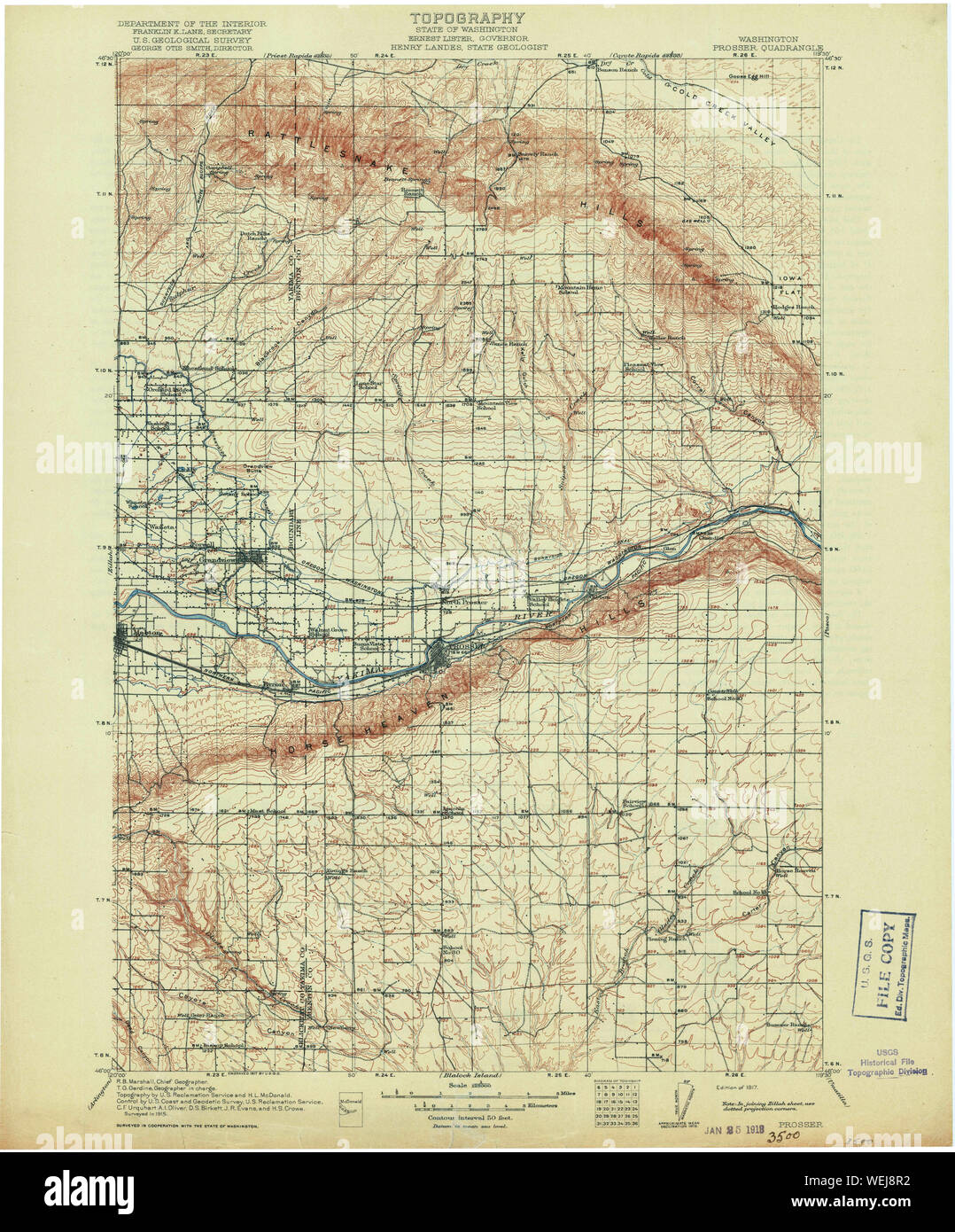 Map of prosser washington hires stock photography and images Alamy