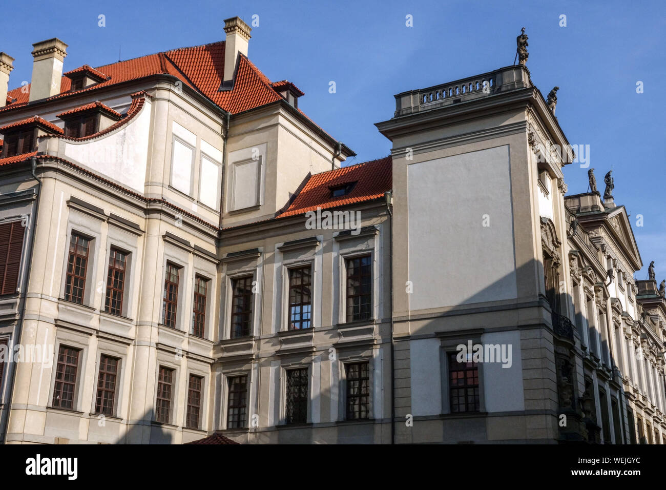 Prague ClamGallas Palace, Old Town Czech Republic Europe Stock Photo