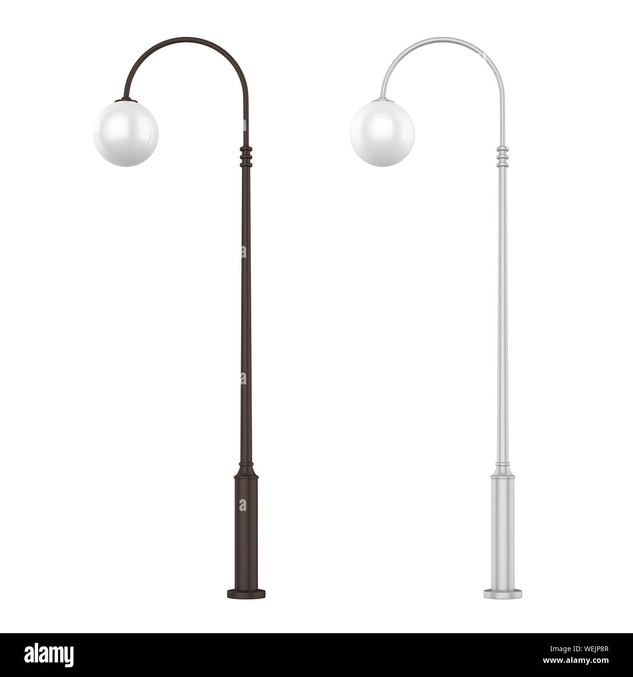 Street Lamp Post Isolated Stock Photo Alamy