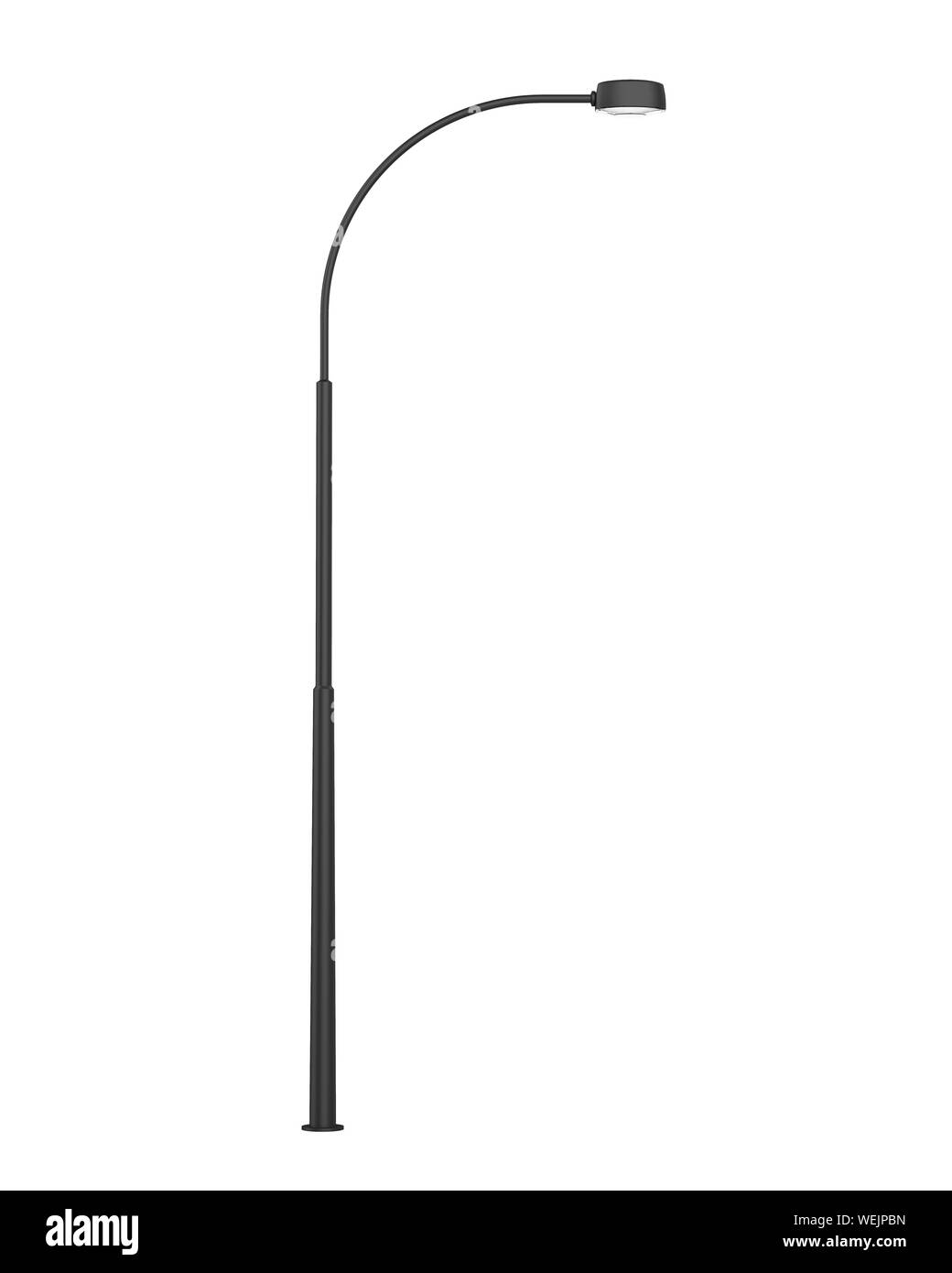 Metal lamp post Black and White Stock Photos & Images - Alamy
