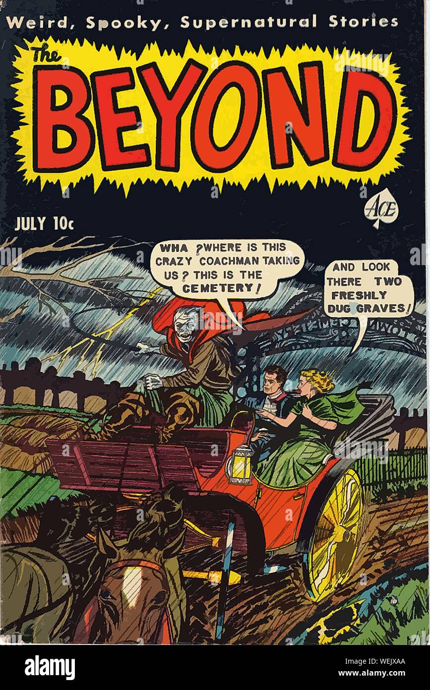 Vintage comic book cover artwork Stock Photo - Alamy