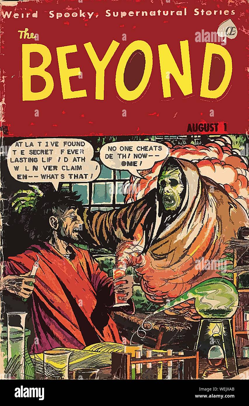Vintage comic book cover artwork Stock Photo - Alamy