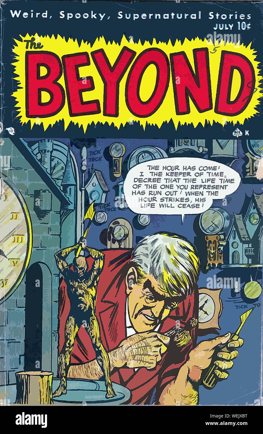 Vintage comic book cover artwork Stock Photo - Alamy