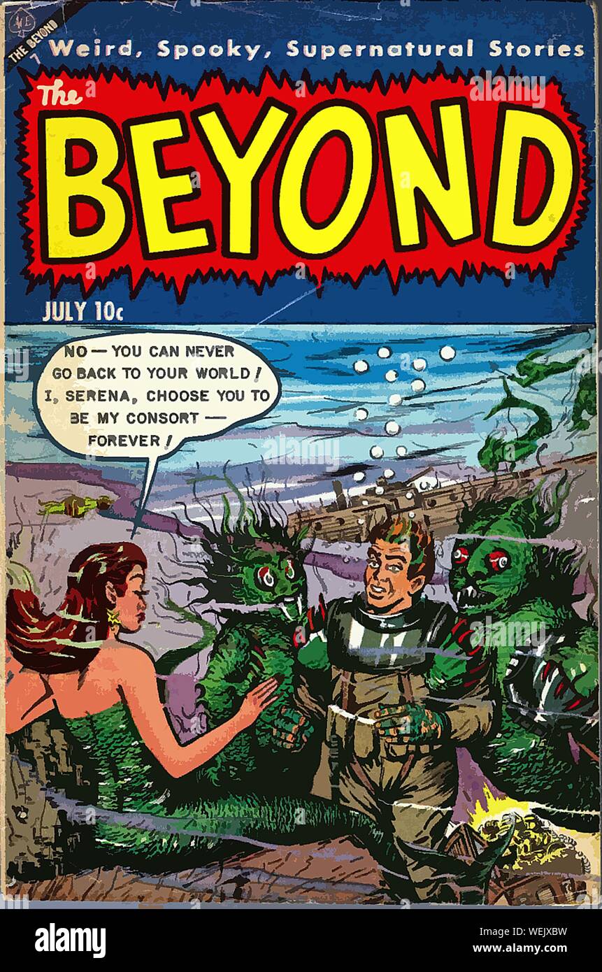 Vintage comic book cover artwork Stock Photo - Alamy