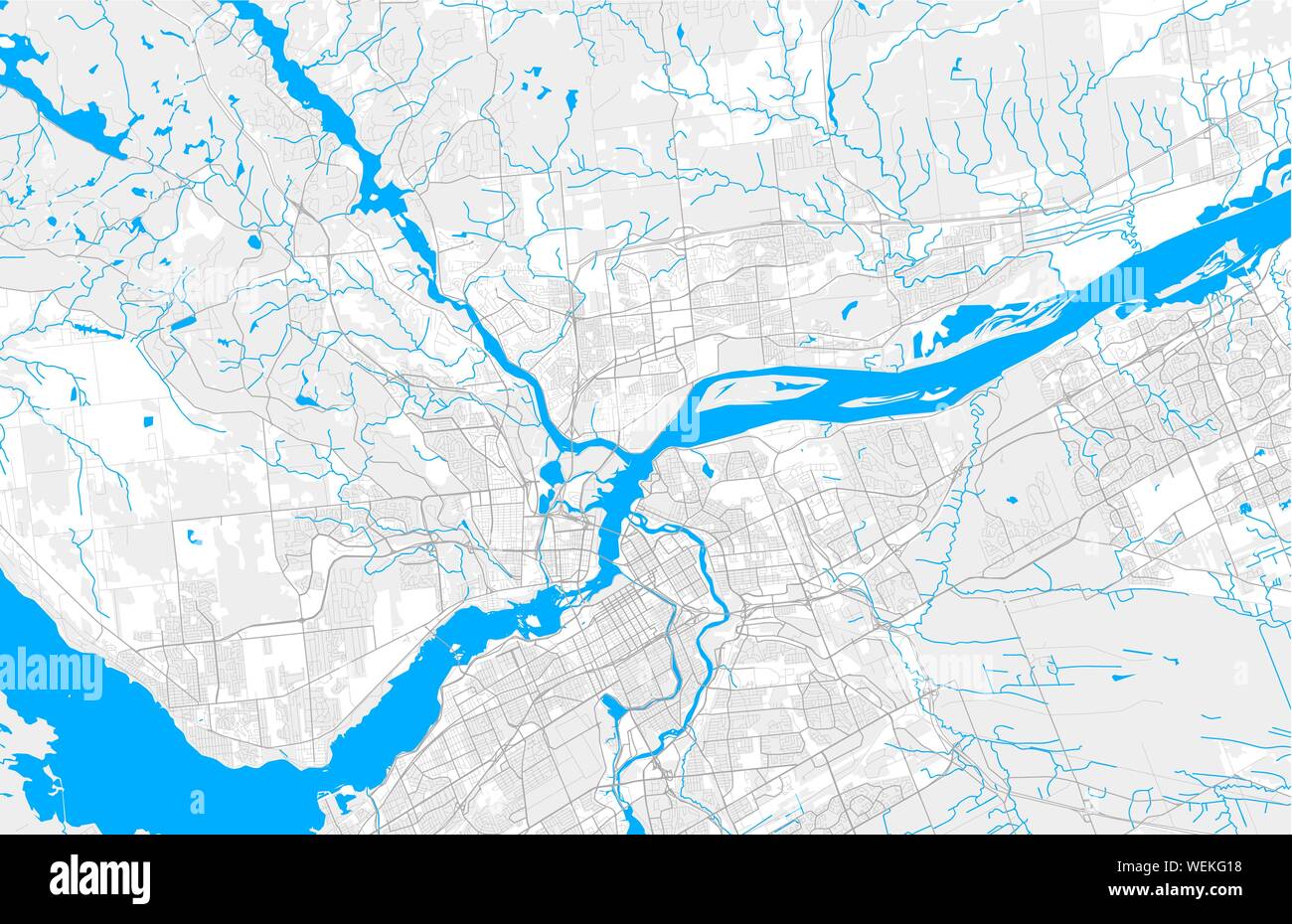 Map of gatineau hires stock photography and images Alamy