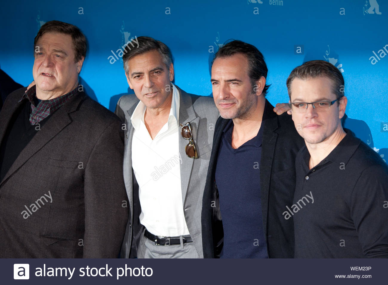 Berlin, Germany - Matt Damon, George Clooney, Jean Dujardin, Bill ...