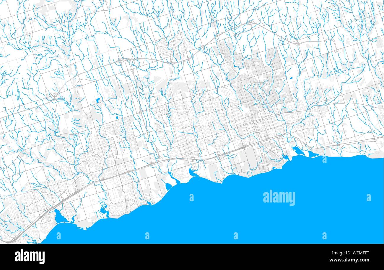 map of whitby ontario Rich Detailed Vector Area Map Of Whitby Ontario Canada Map map of whitby ontario