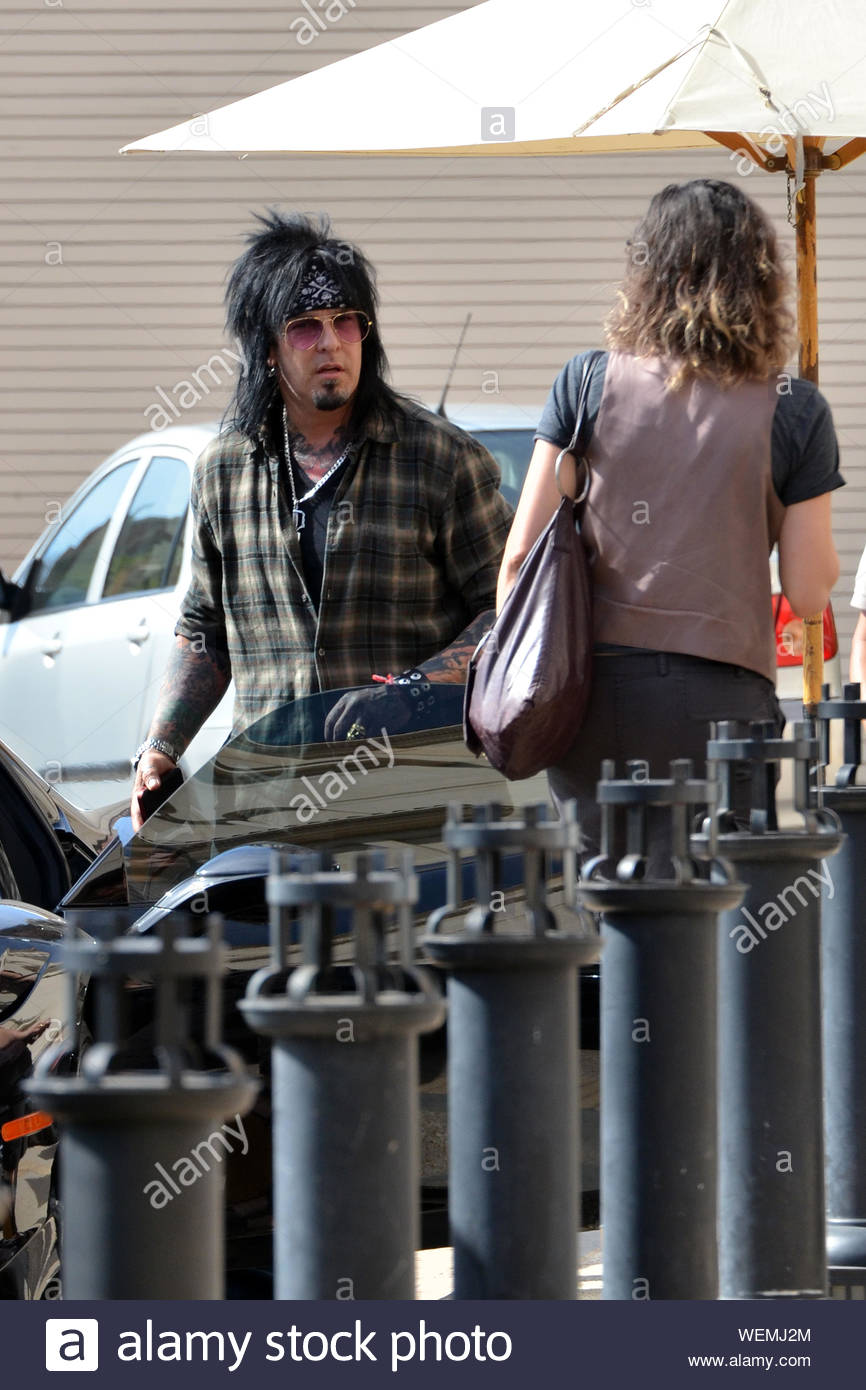 Beverly Hills Ca Nikki Sixx And An Unknown Female Go To Barney Greengrass Restaurant For Lunch At Barneys New York In Beverly Hills Nikki Was Seen With The Unknown Female And