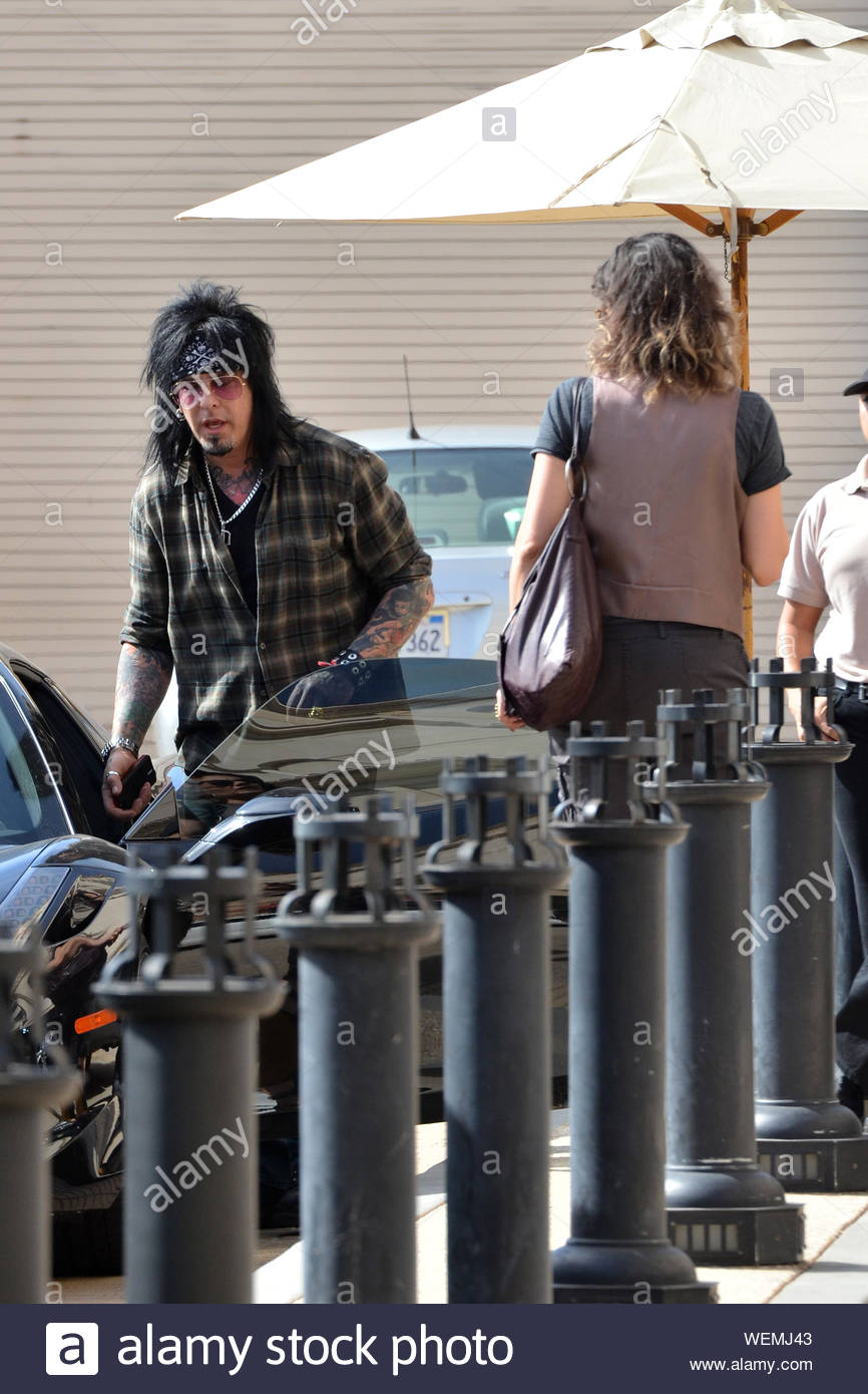 Beverly Hills Ca Nikki Sixx And An Unknown Female Go To Barney Greengrass Restaurant For Lunch At Barneys New York In Beverly Hills Nikki Was Seen With The Unknown Female And