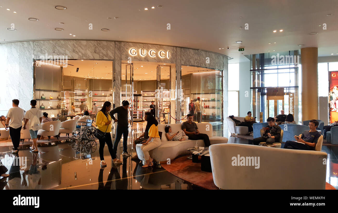 BANGKOK, THAILAND - MAY 4, 2019: GUCCI Iconsiam branch. IIconsiam, is a  mixed-use development on the Chao Phraya River Stock Photo - Alamy