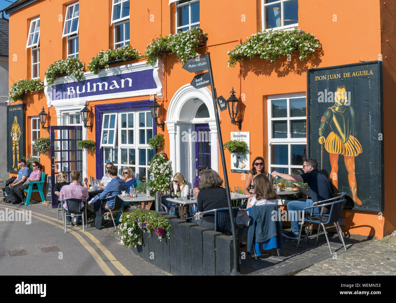 Kinsale, County Cork, Ireland. The Bulman pub, Summercove Stock Photo