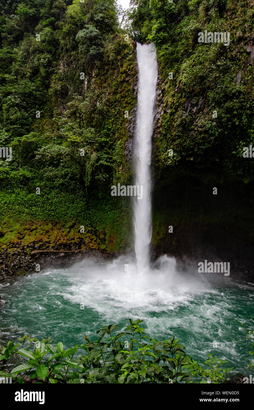 La Fortuna waterfall in Costa Rica Stock Photo