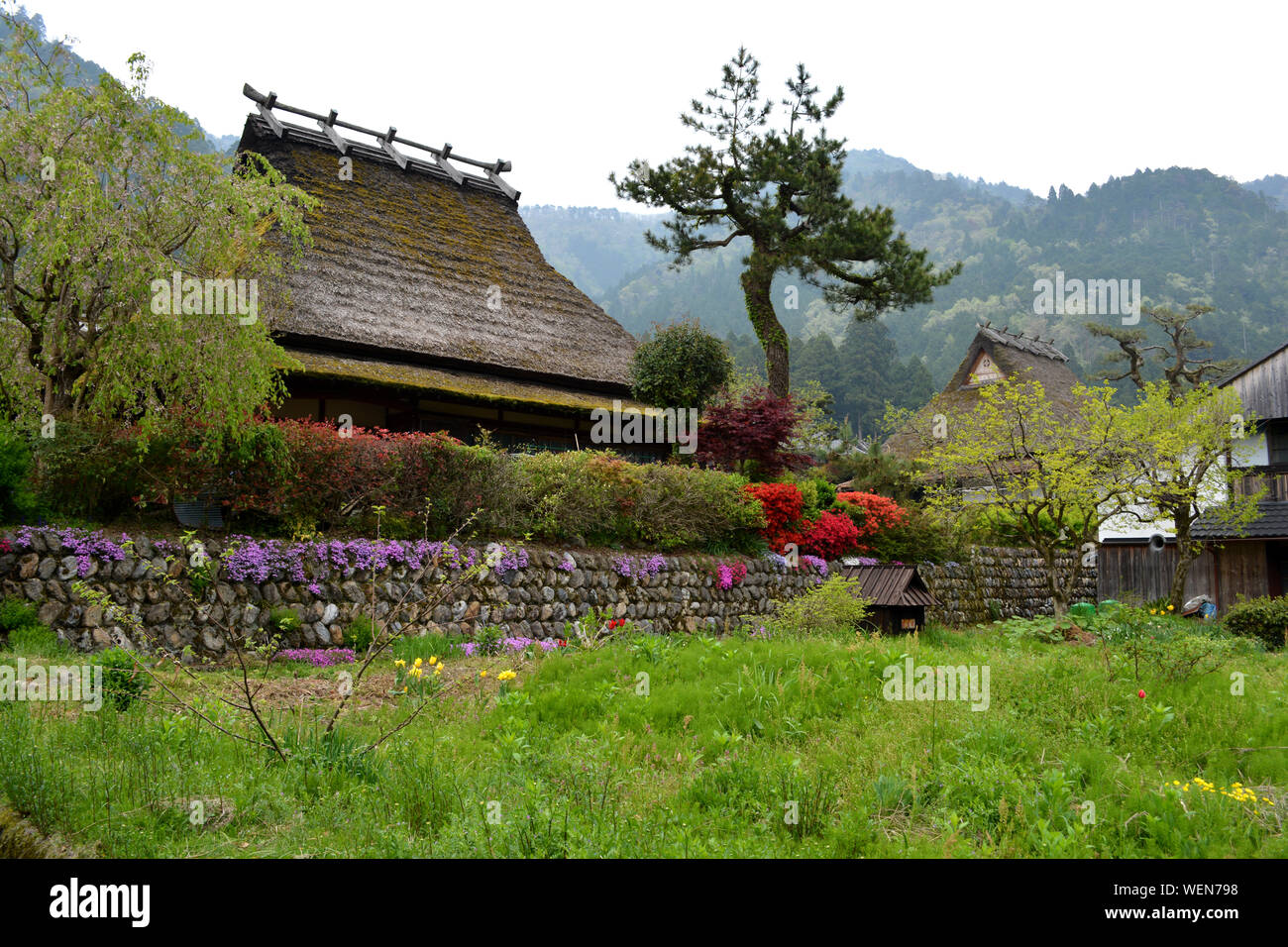 Traditional Japanese Mountain House in Rural Japan Stock Photo Alamy
