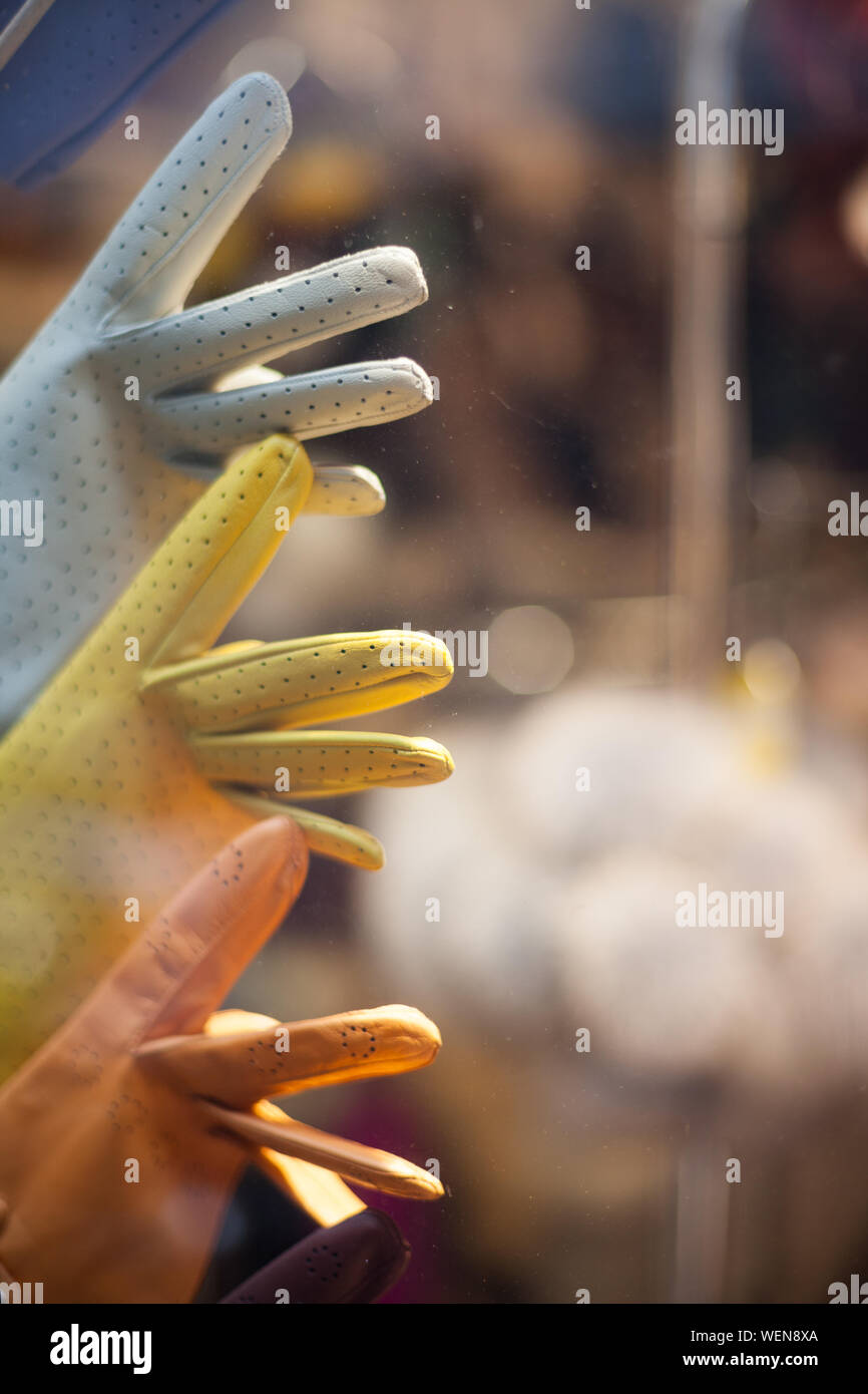 Gloves shop window hires stock photography and images Alamy