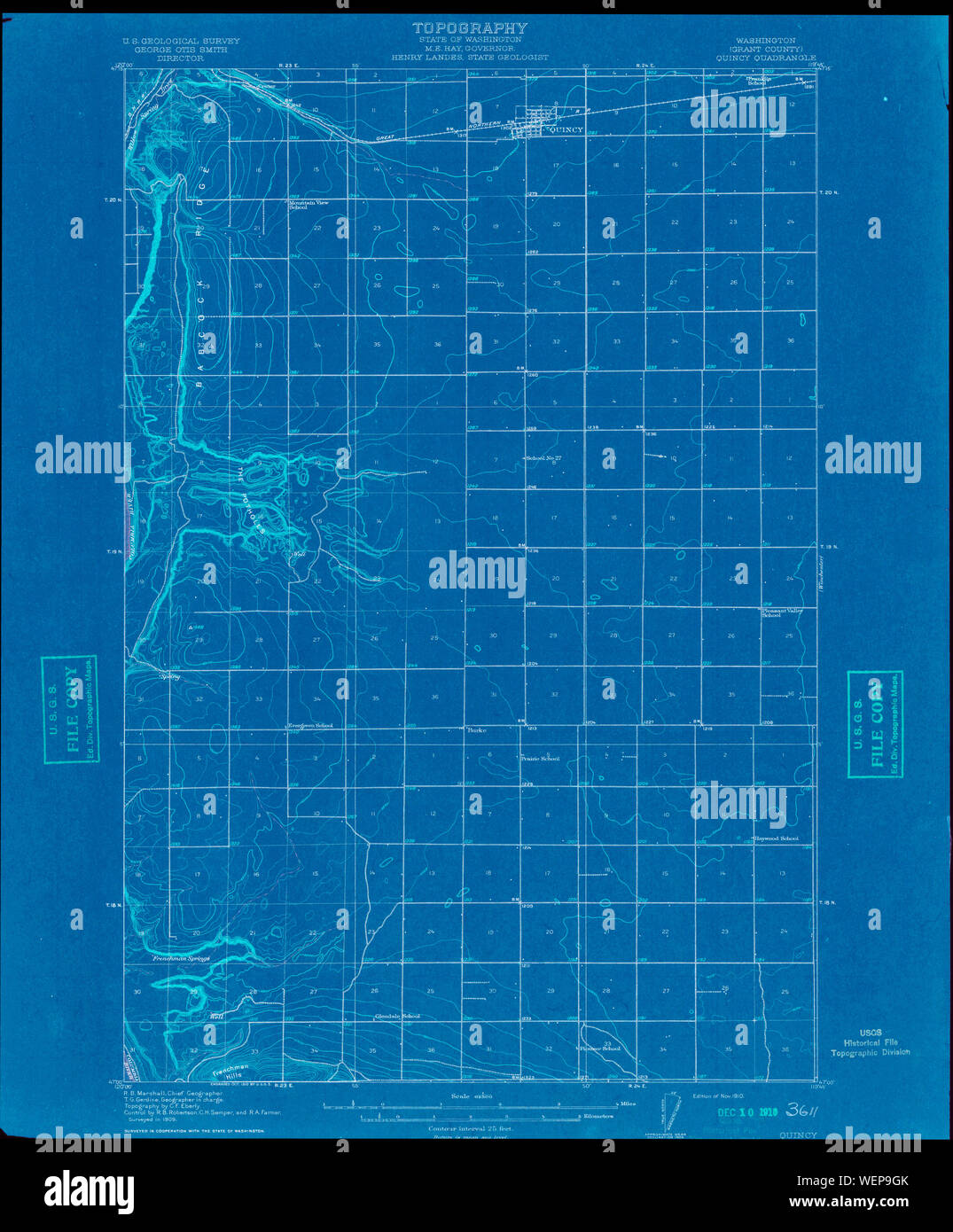 Map of quincy washington hires stock photography and images Alamy