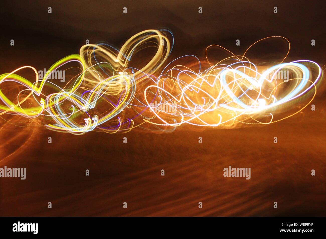 Heart in the night hi-res stock photography and images - Alamy