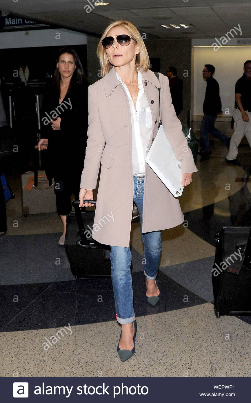 Los Angeles Ca Talk Show Host Kelly Ripa And Her Husband Mark Consuelos Touch Down At