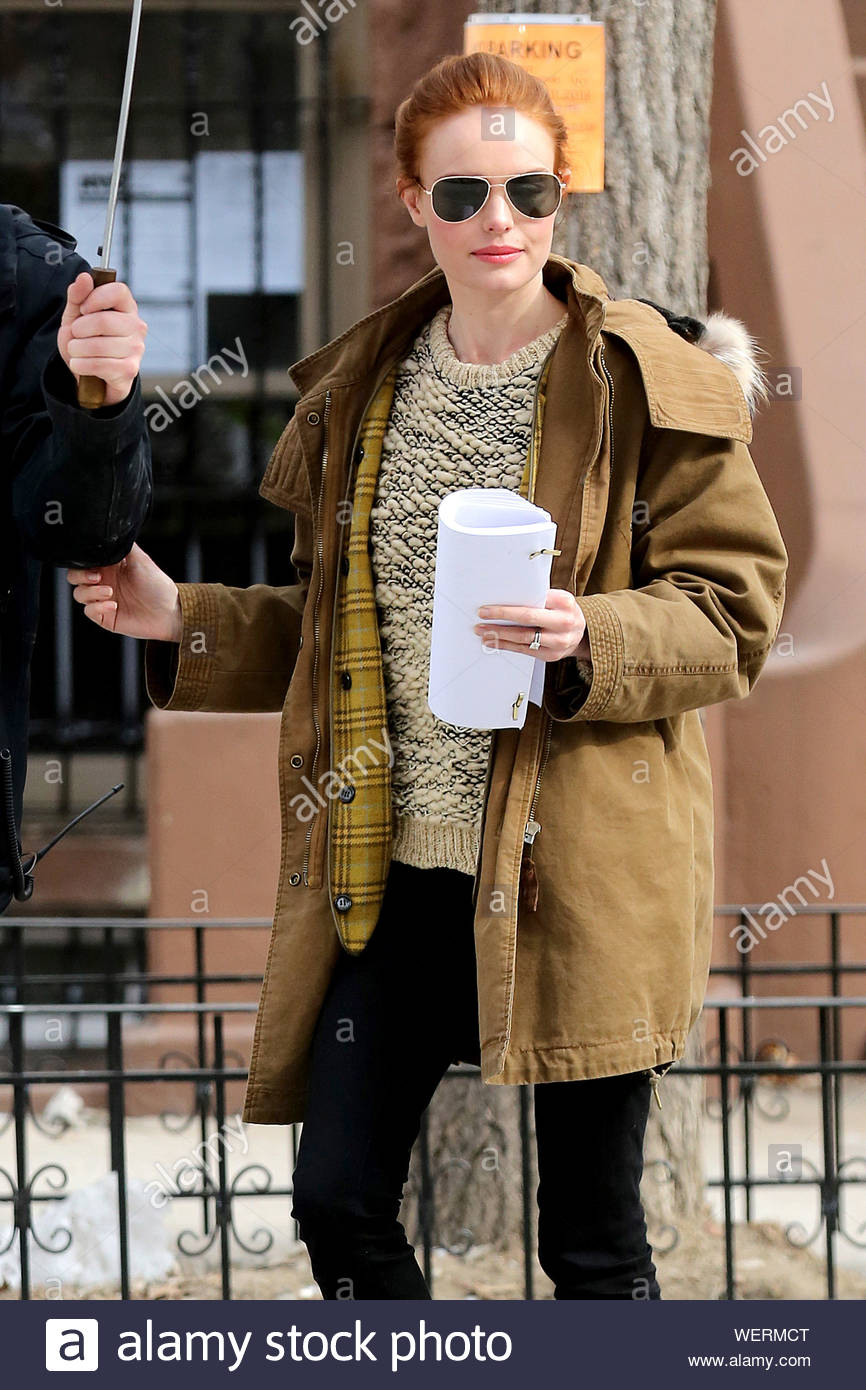New York Ny Kate Bosworth Shows Off Her New Red Hair While