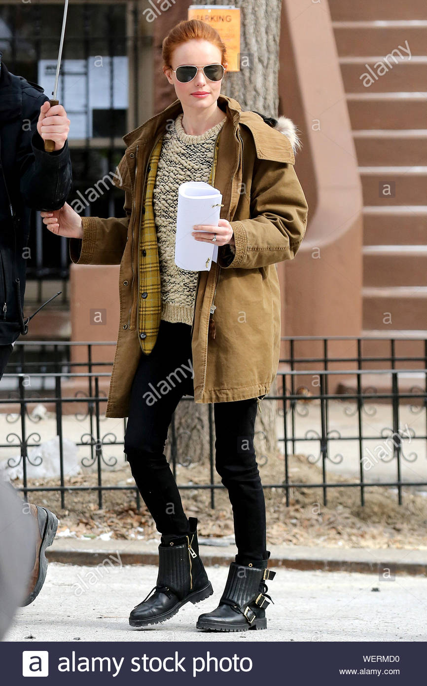 New York Ny Kate Bosworth Shows Off Her New Red Hair While