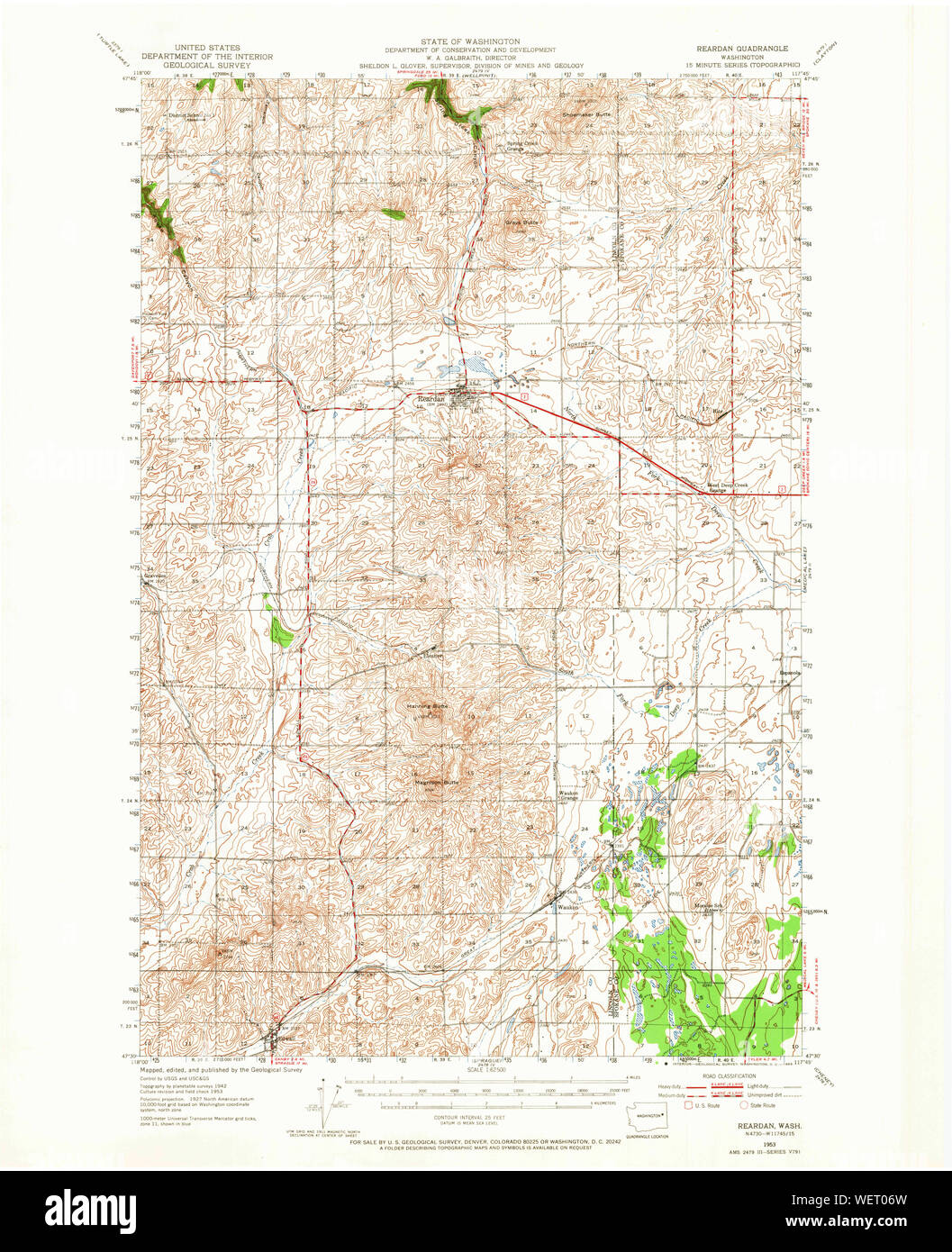 Map of reardan Cut Out Stock Images & Pictures Alamy