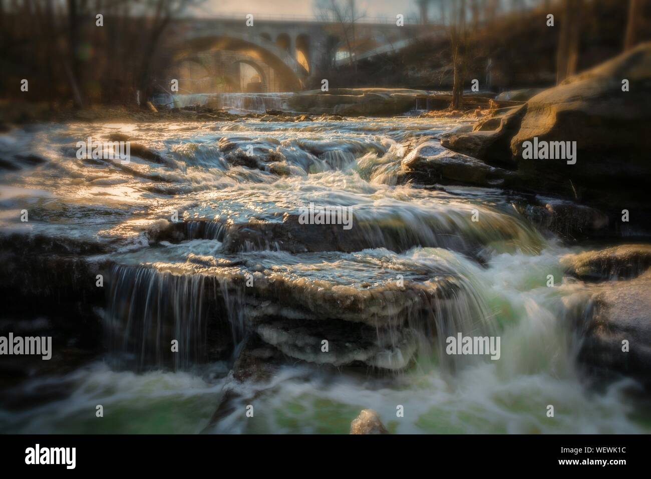 Water Flowing Through Rocky River Stock Photo - Alamy