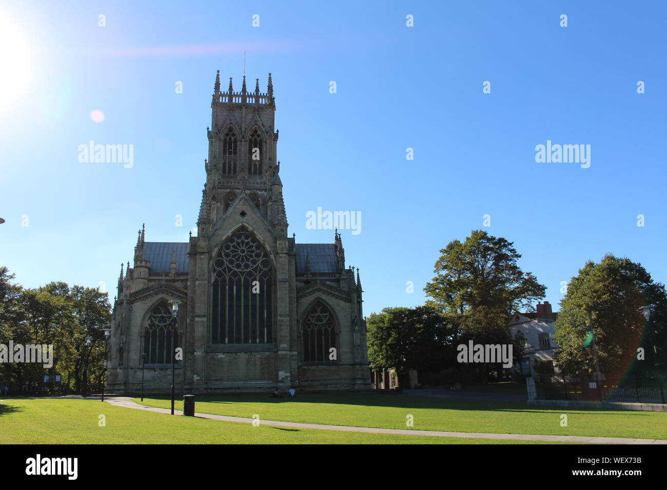 The Minster Church of St George in Doncaster, South Yorkshire Stock Photo