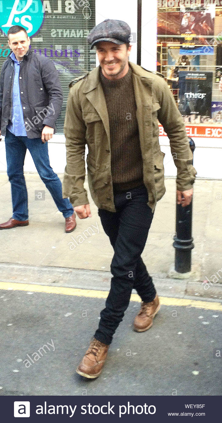 denim jacket david beckham