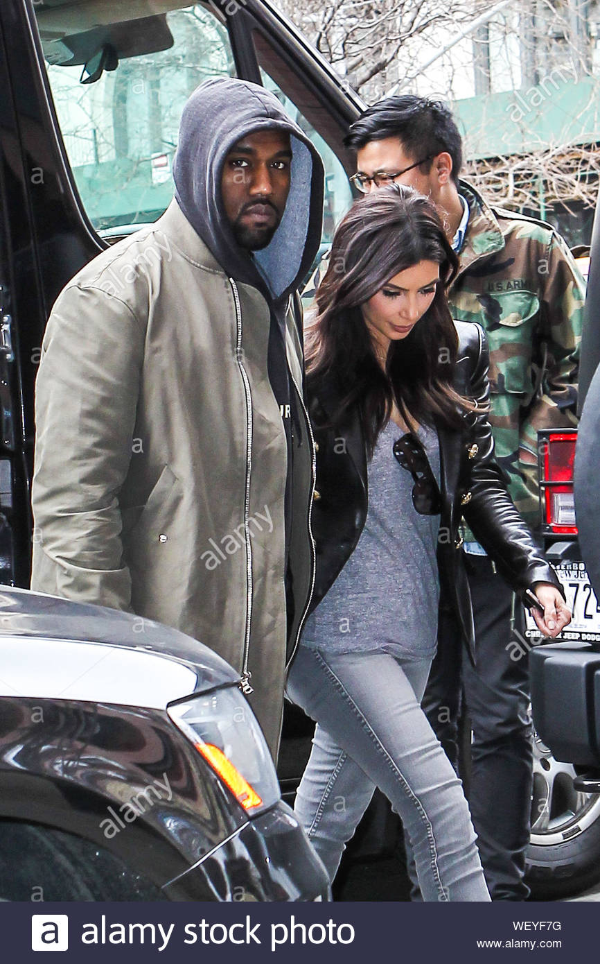 New York Ny Part 2 Kim Kardashian And Kanye West Steps Out