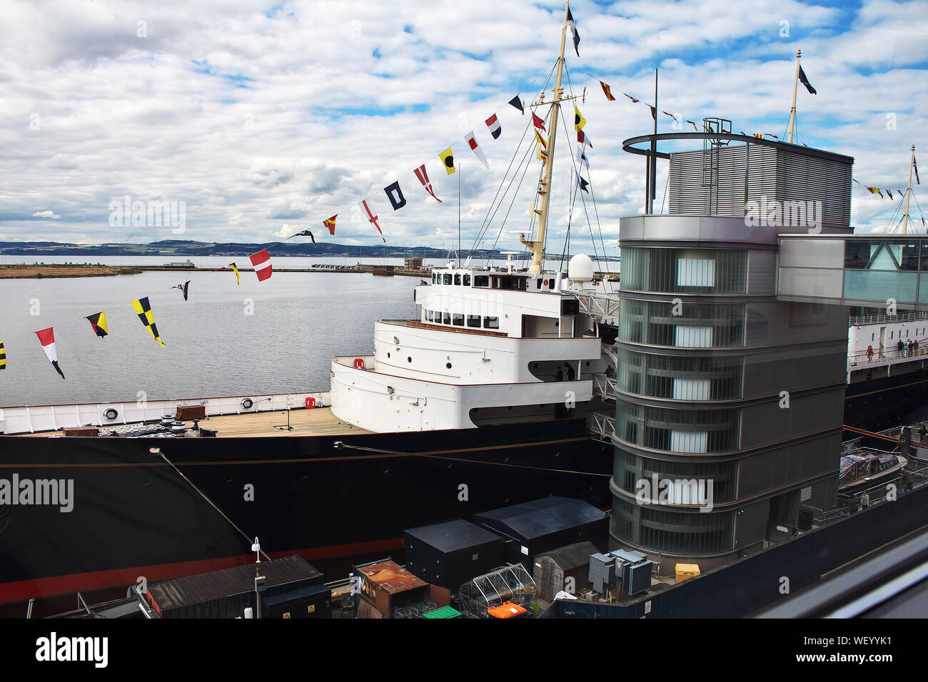 Royal Yacht Britannia Leith Edinburgh High Resolution Stock Photography