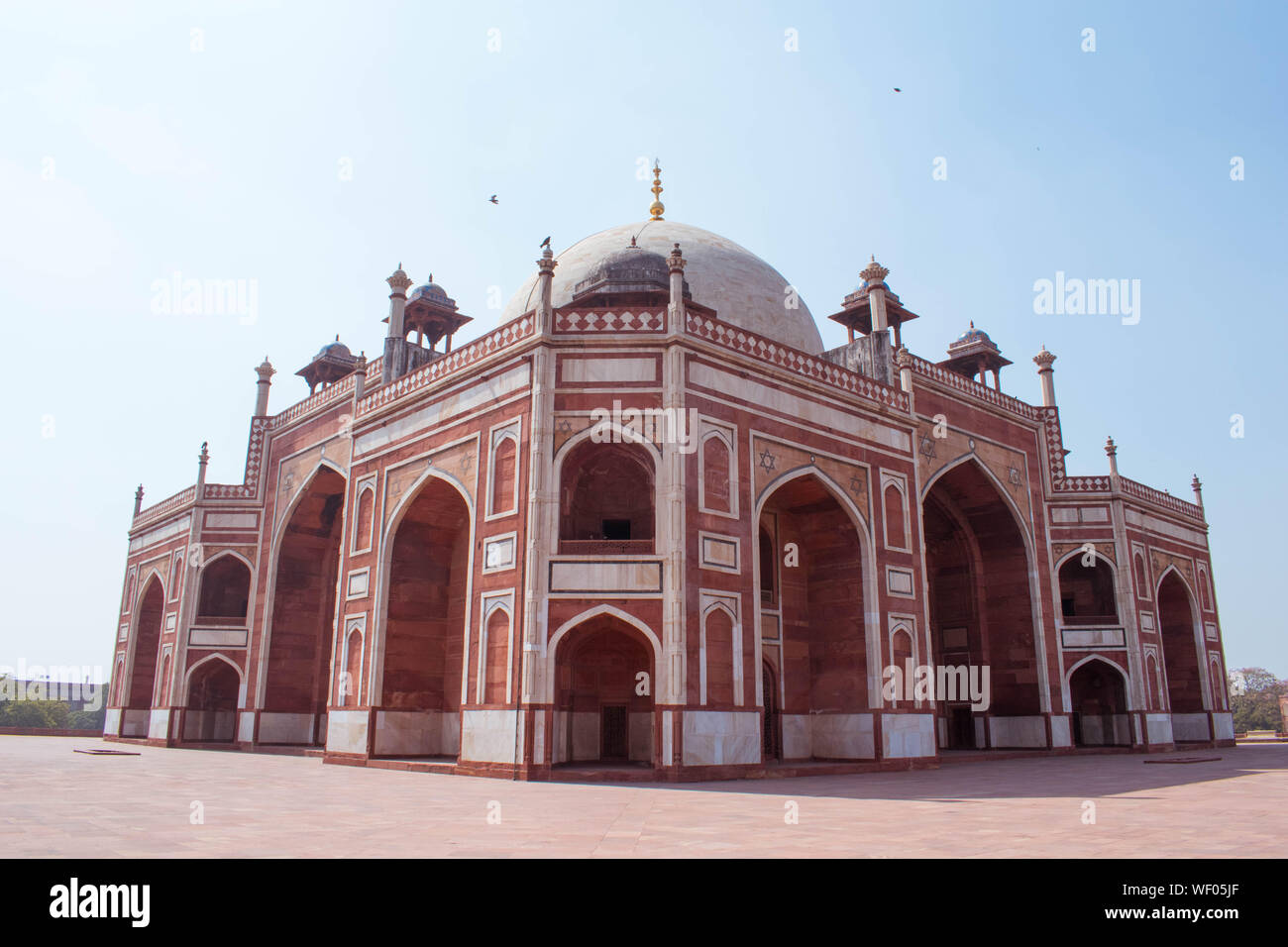 Humayun tomb that was built by the mughal in India Stock Photo