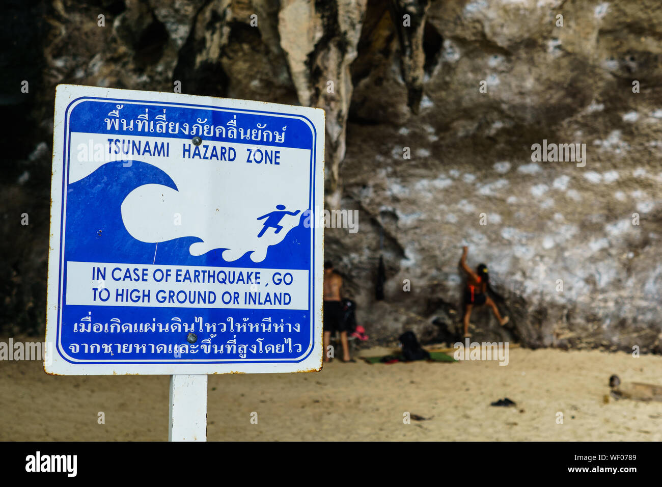 Koh lanta tsunami evacuation map