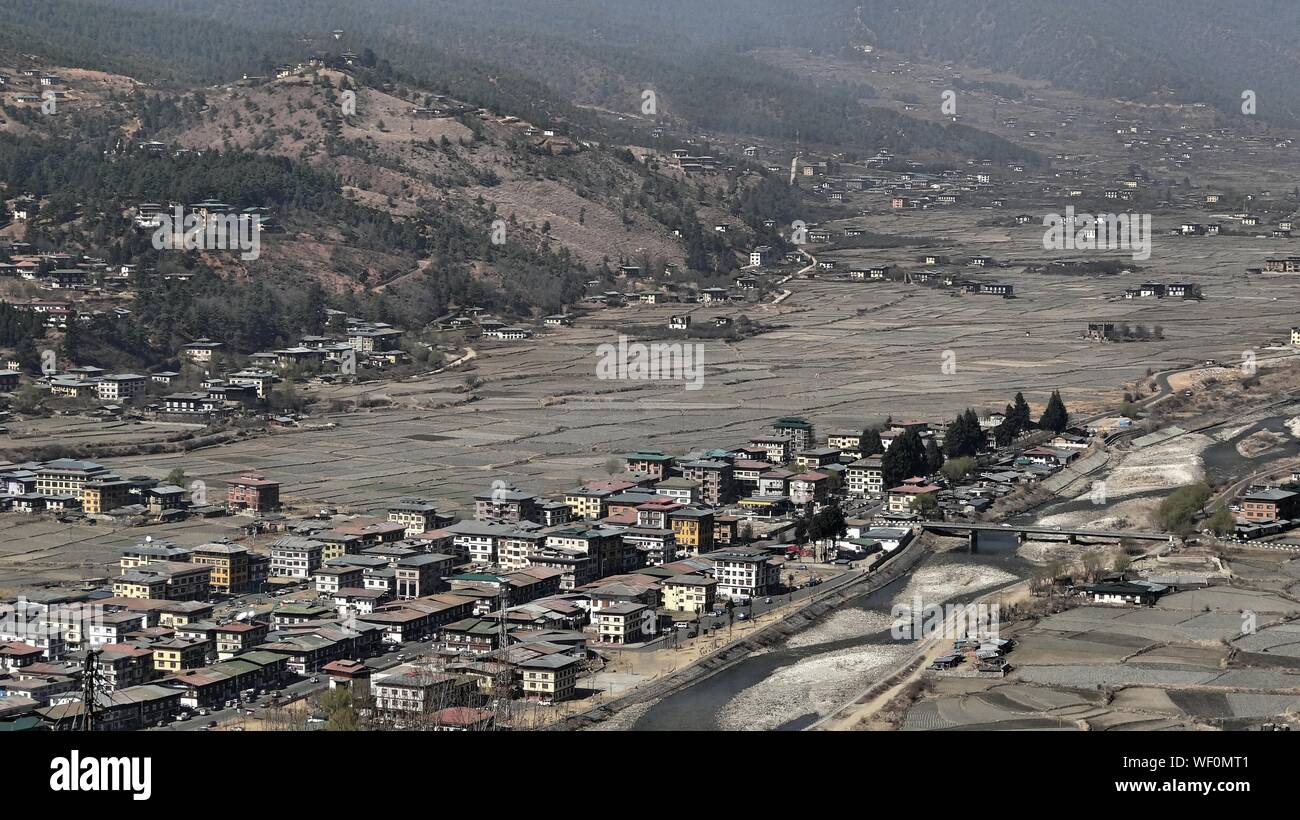 Aerial View Of City Stock Photo - Alamy