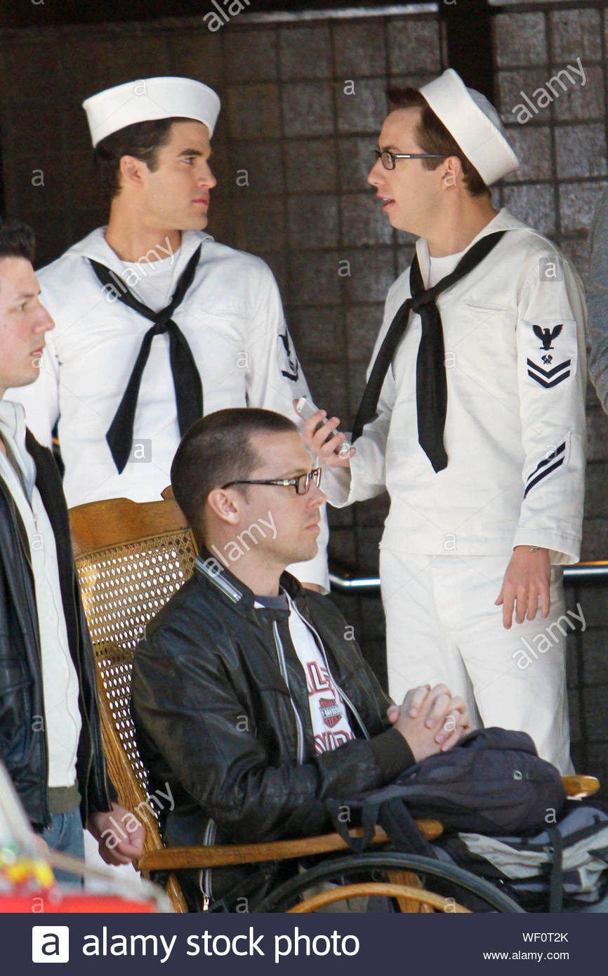 Los Angeles Ca Glee Stars Chris Colfer Kevin Mchale Darren