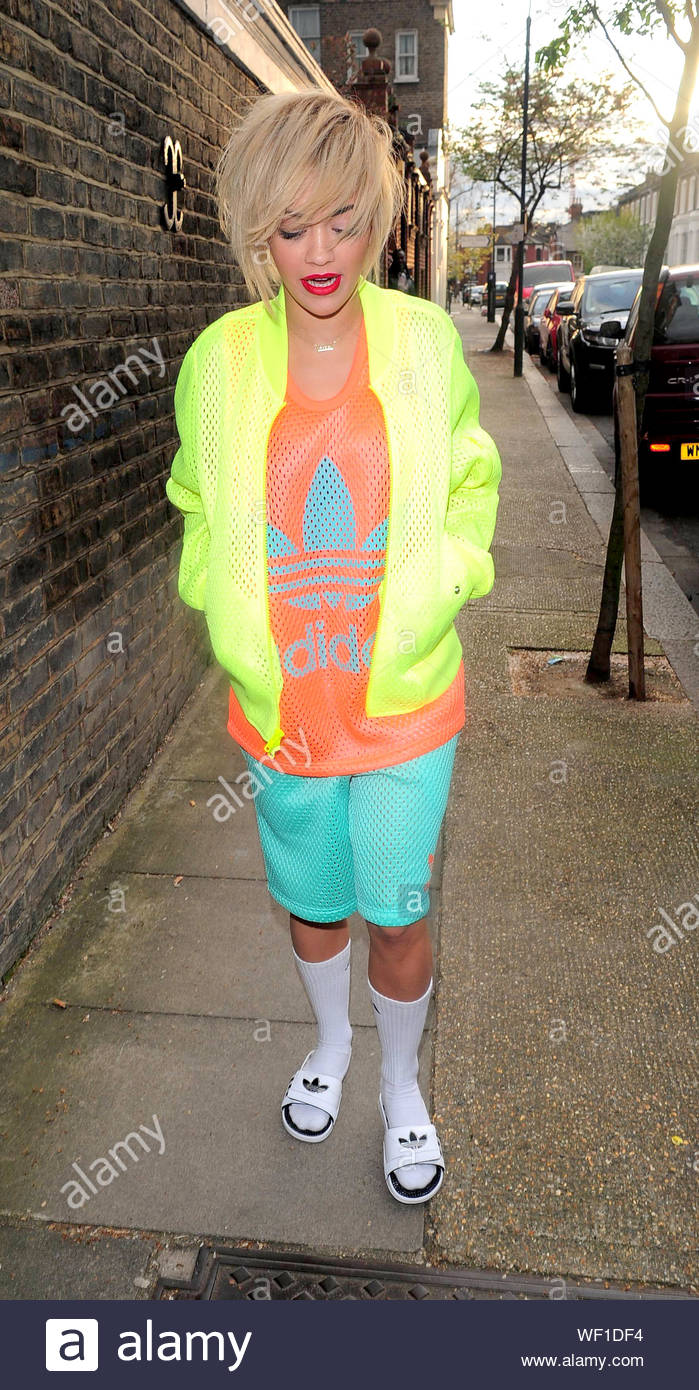 London Uk Rita Ora Sports A New Do In London And Dons A Full