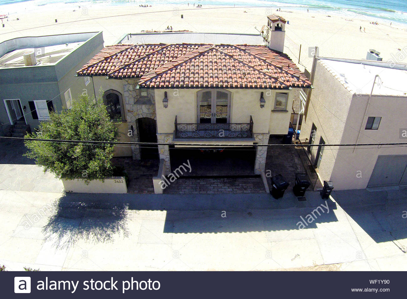 Hermosa Beach Ca General Views Of The Swanky Multi Million Dollar Beach House Of Stock Con