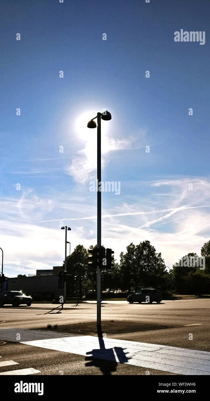 Tall Street Light Silhouette High Resolution Stock Photography and ...