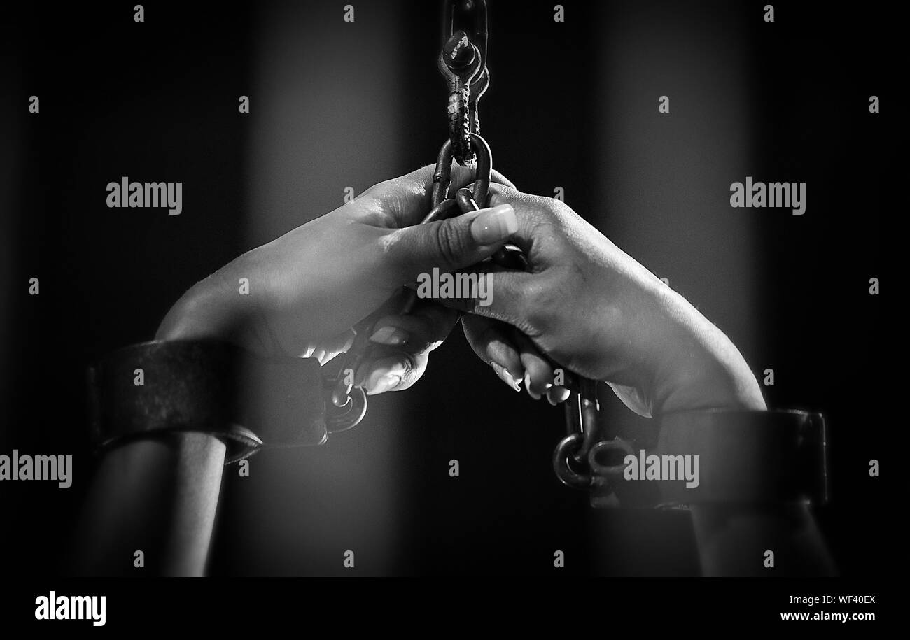 Handcuffs hands crime hires stock photography and images Alamy