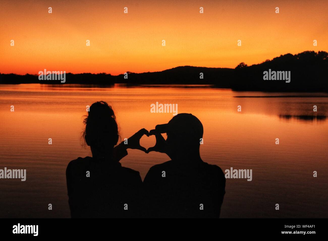 Couple making love silhouette hi-res stock photography and images - Alamy