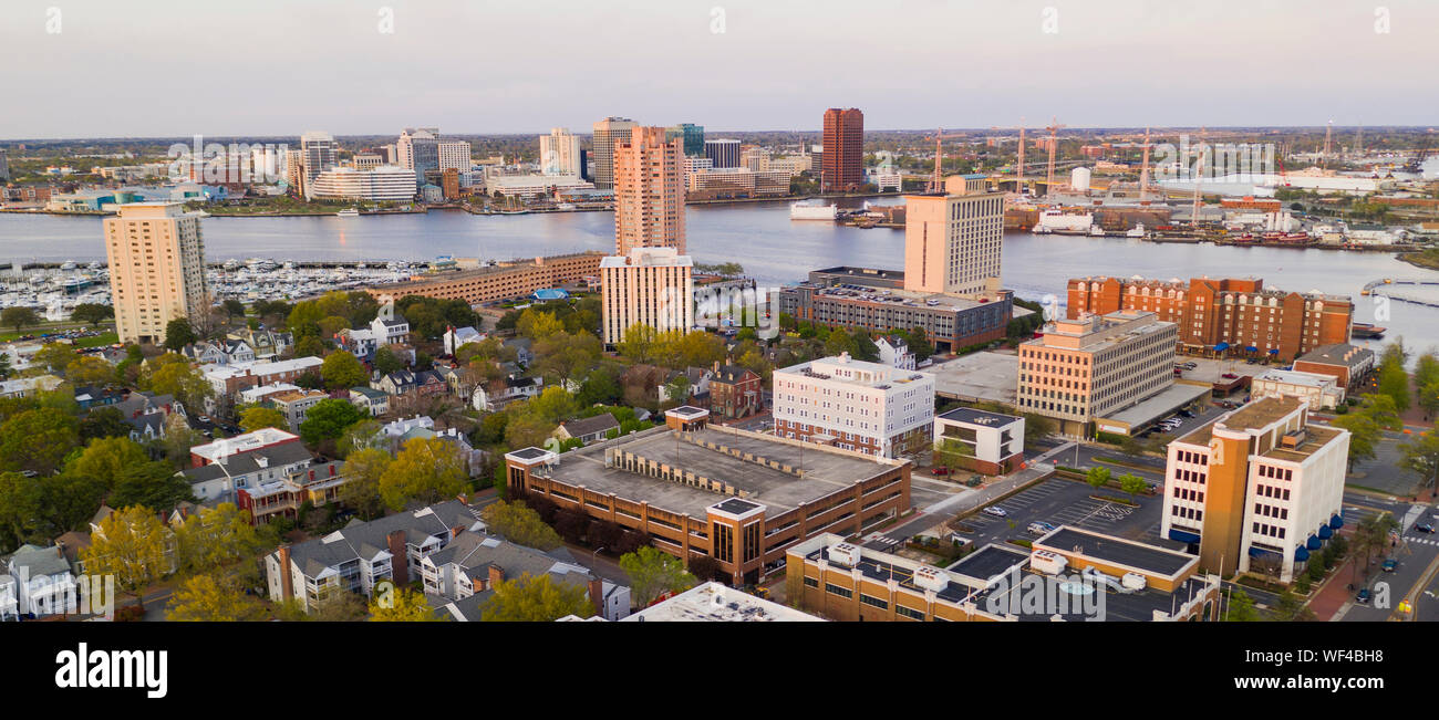 Downtown Norfolk Skyline High Resolution Stock Photography And Images Alamy