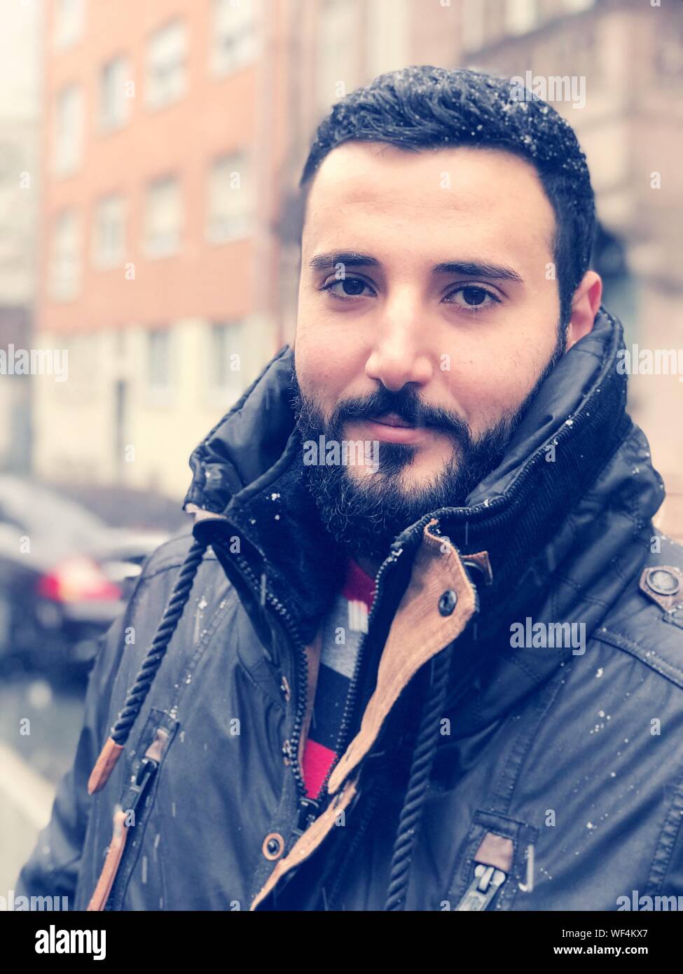 Man Wearing Winter Jacket High Resolution Stock Photography and Images ...