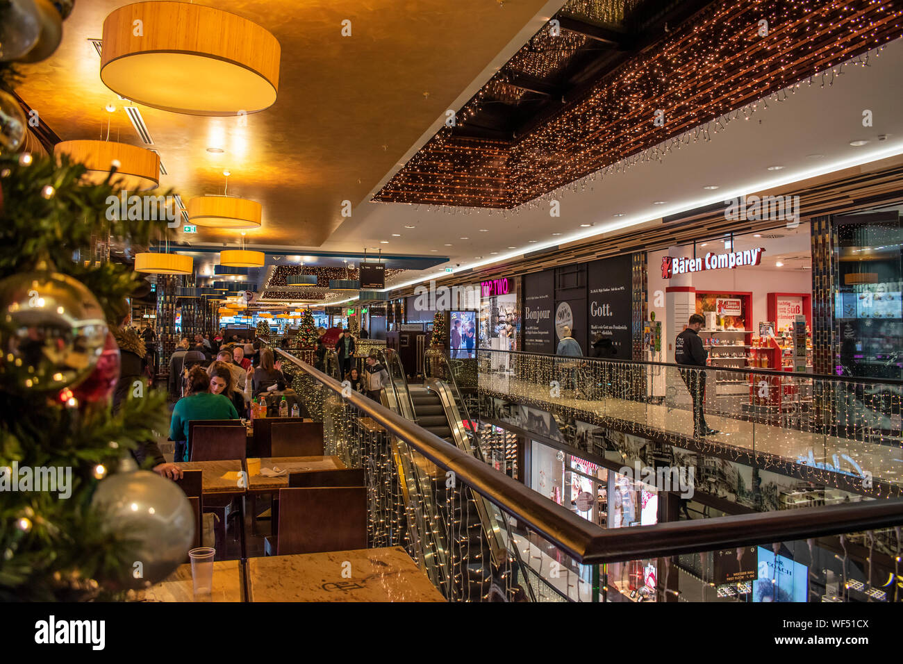 Germany Berlin Department Store Food Stock Photos Germany Berlin