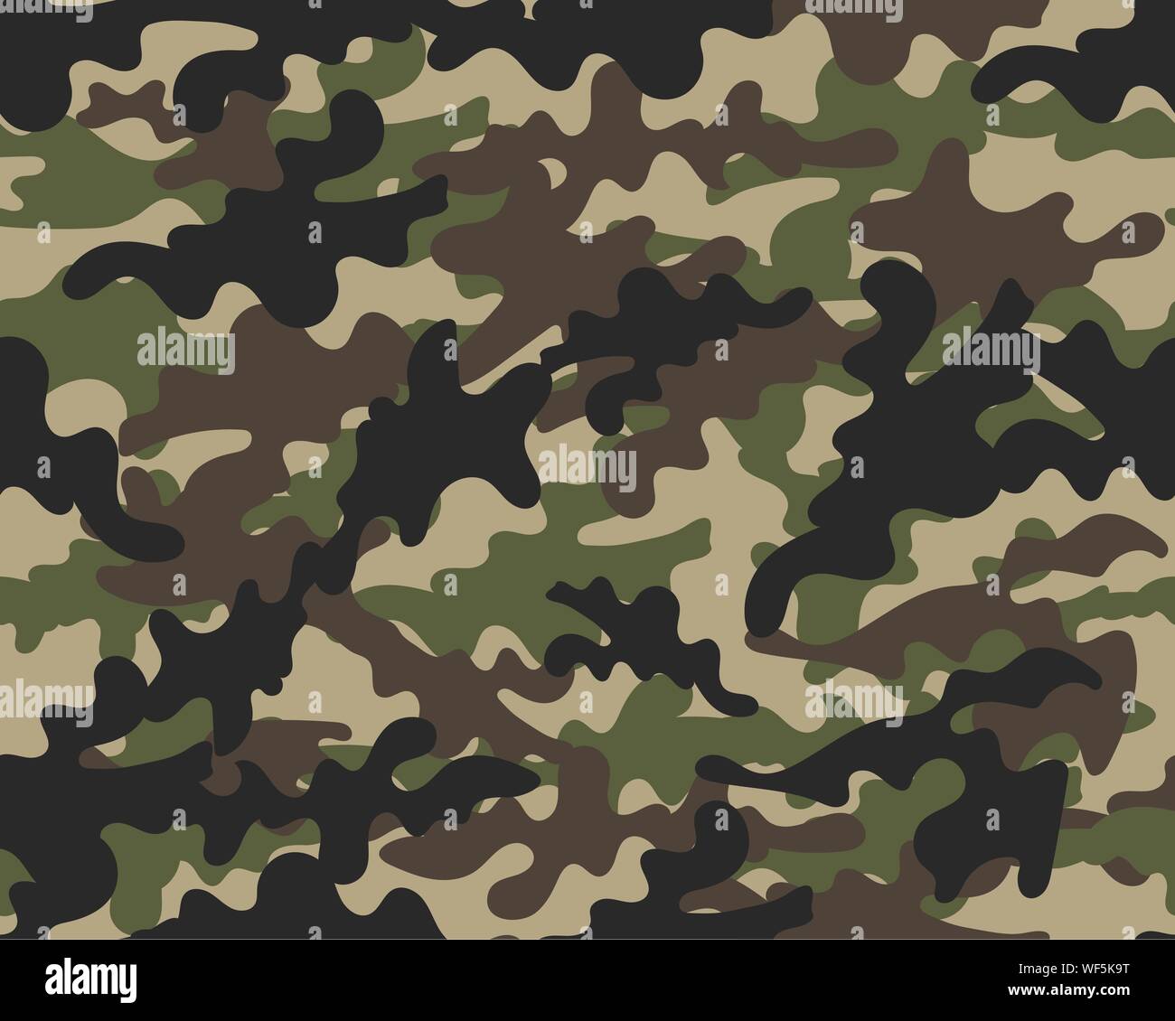Texture camouflage military repeats seamless army illustration Stock ...