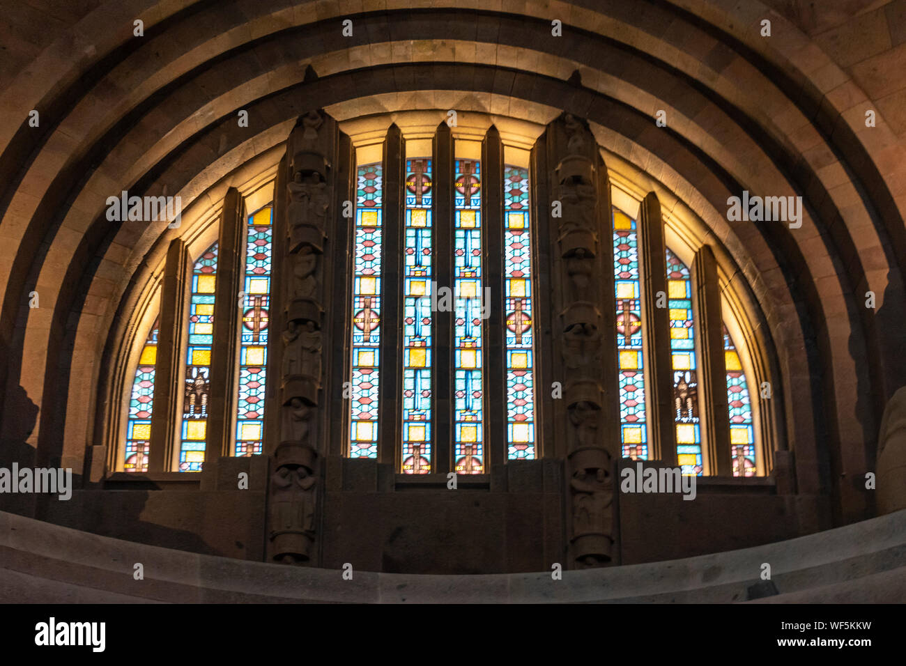 Leipzig Germany December 2018 Monument To The Battle Of The Nations Interiors Stock Photo Alamy