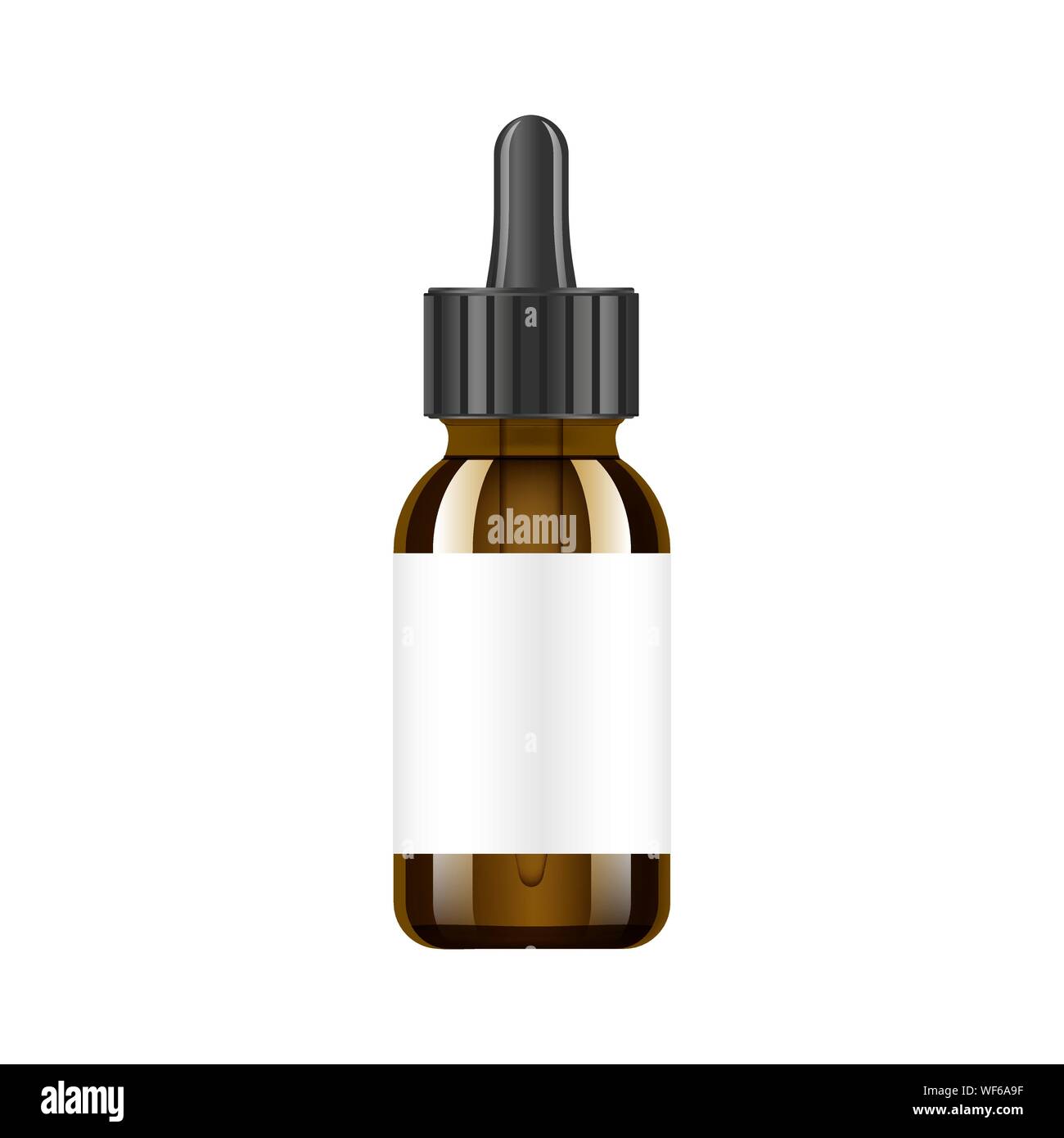 Download Realistic Essential Oil Brown Bottle Mock Up Bottle Cosmetic Vial Flask Flacon Medical Bank Cosmetic Dropper Bottle With Design Label Vector Stock Vector Image Art Alamy