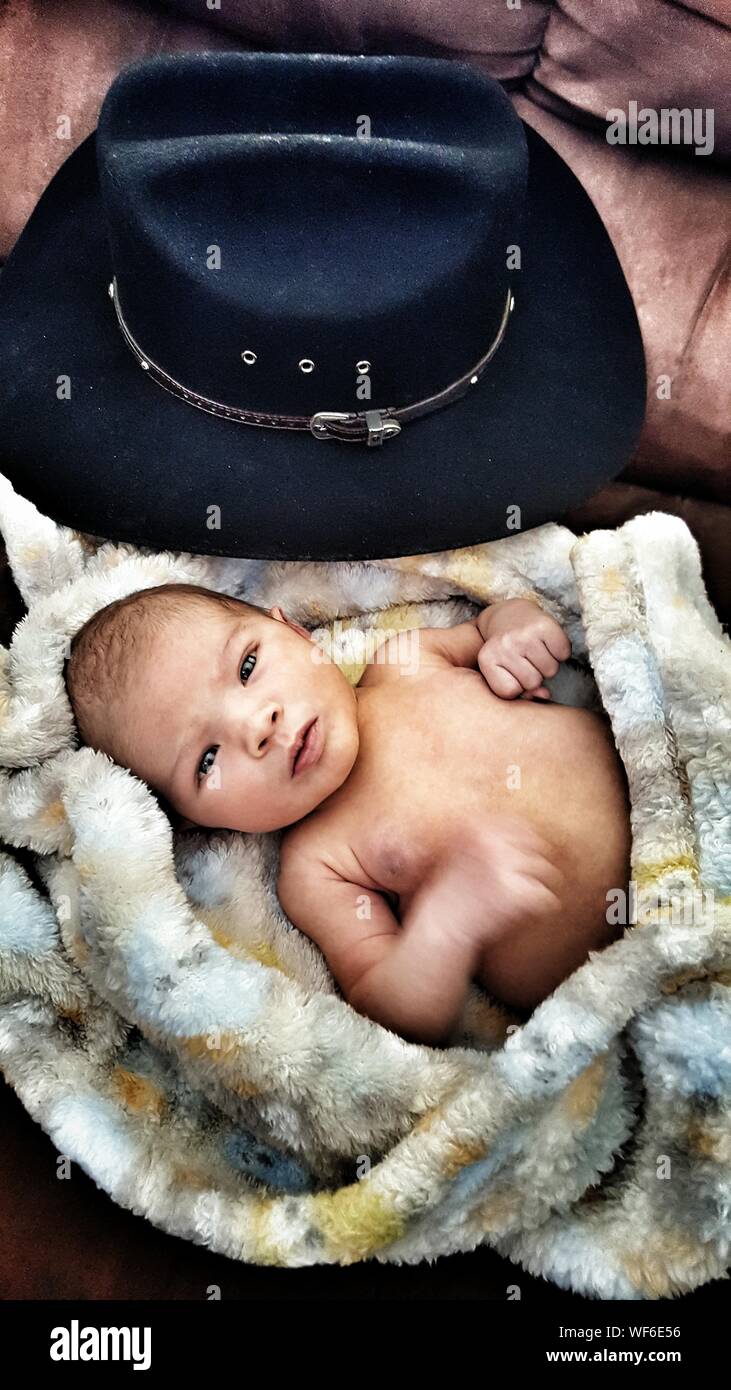 infant boy cowboy hat