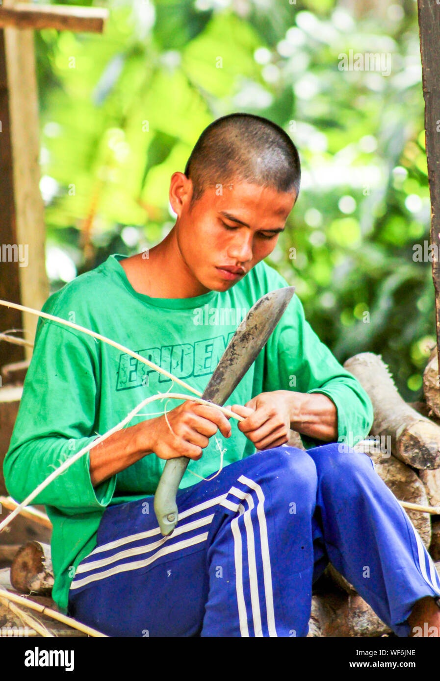 social activities in Indonesian villages Stock Photo - Alamy